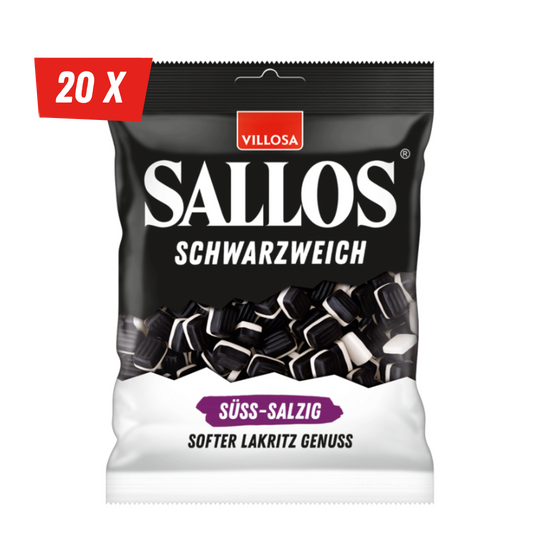 20x 200g Schwarzweich Süß-Salzig