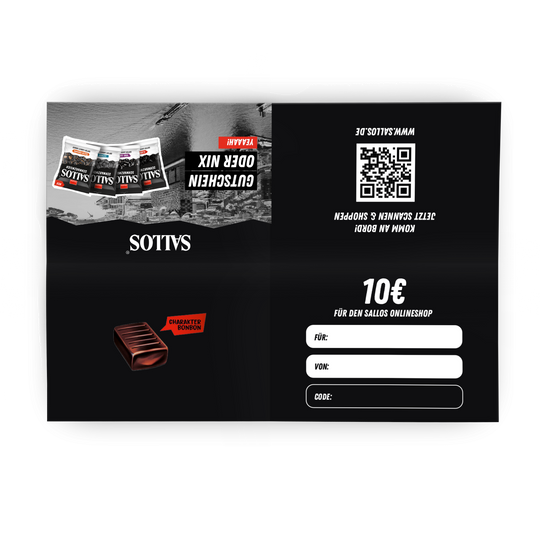 SALLOS Geschenkgutschein | 20€