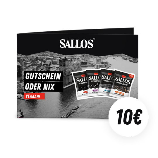SALLOS Geschenkgutschein | 10€