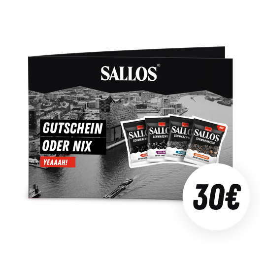 SALLOS Geschenkgutschein | 30€