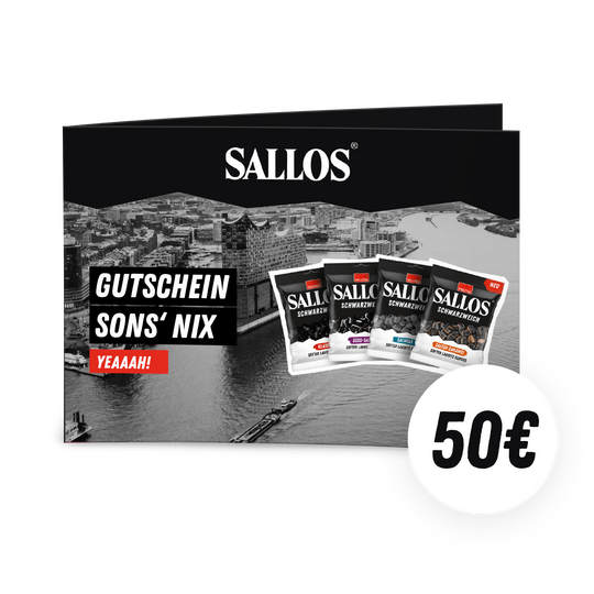 SALLOS Geschenkgutschein | 50€